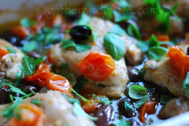 Oven-Baked Italian Chicken, Gather and Graze