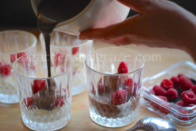 Dark Chocolate Sauce, Gather and Graze