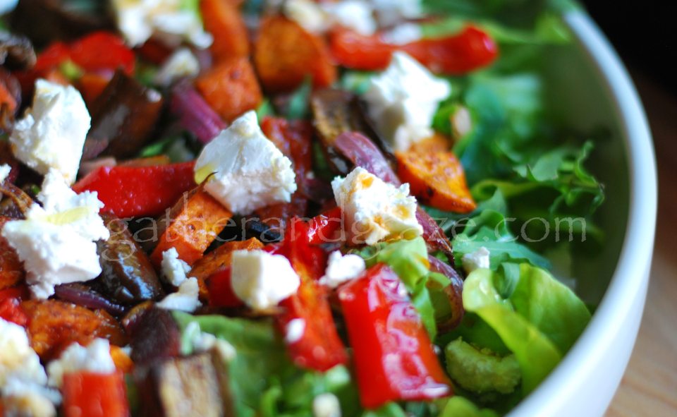 Roasted Vegetable Salad | Gather and Graze