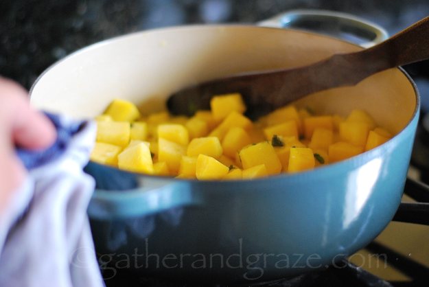 Italian Zucchini Parmesan Soup | Gather and Graze