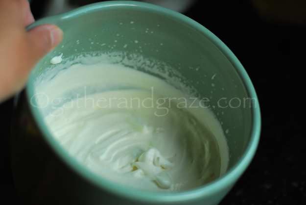 Whipped Cream for Chocolate Eclairs | gatherandgraze.com