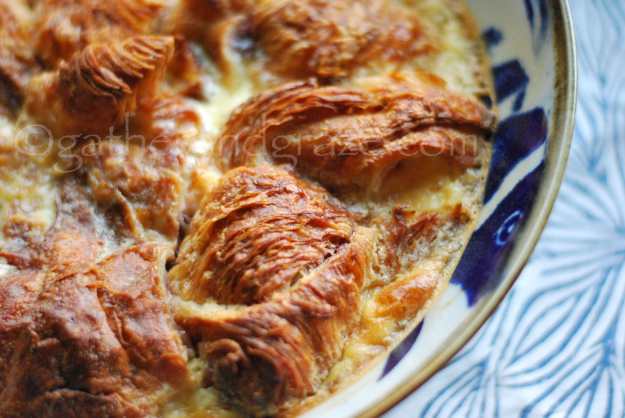 Croissant & Raspberry Jam Pudding | Gather and Graze