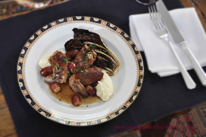 Pan Fried Quail with Vincotto Glazed Grapes | The Dinner Party Collective