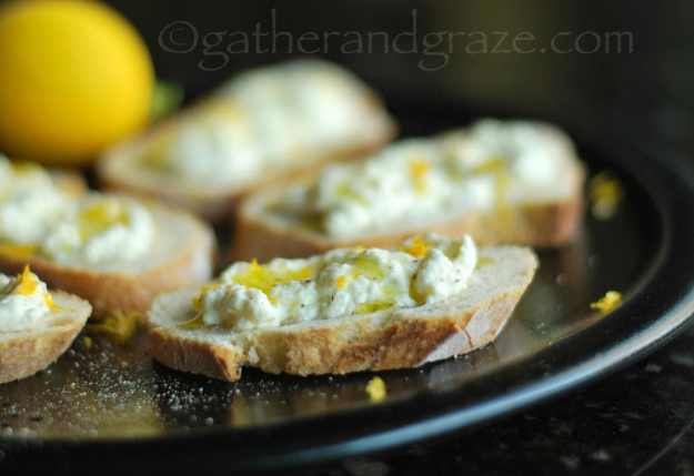 Homemade Ricotta | Four Recipes with Meyer Lemons | Gather and Graze