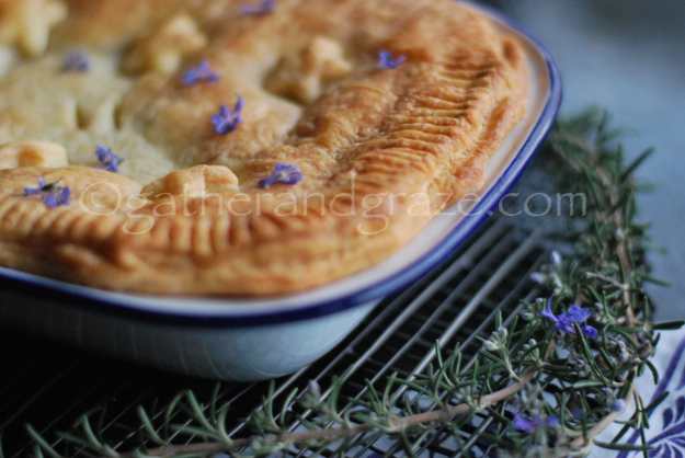 Beef, Rosemary and Red Wine Pie with Rough Puff Pastry | Gather and Graze