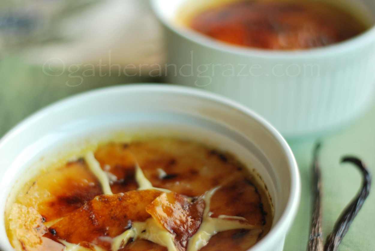 Crème Brûlée (and what to do with all those leftover egg whites